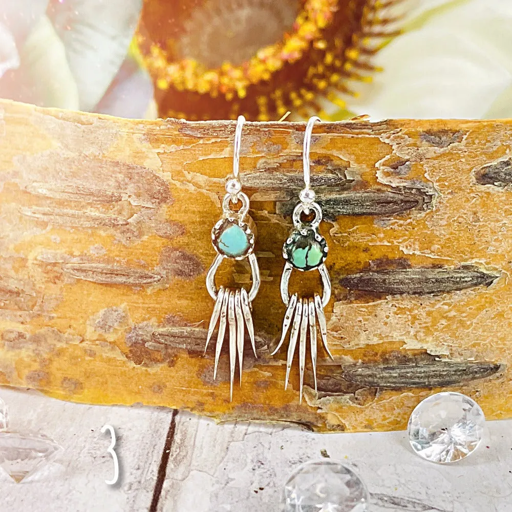 On the Fringe {turquosie} earrings