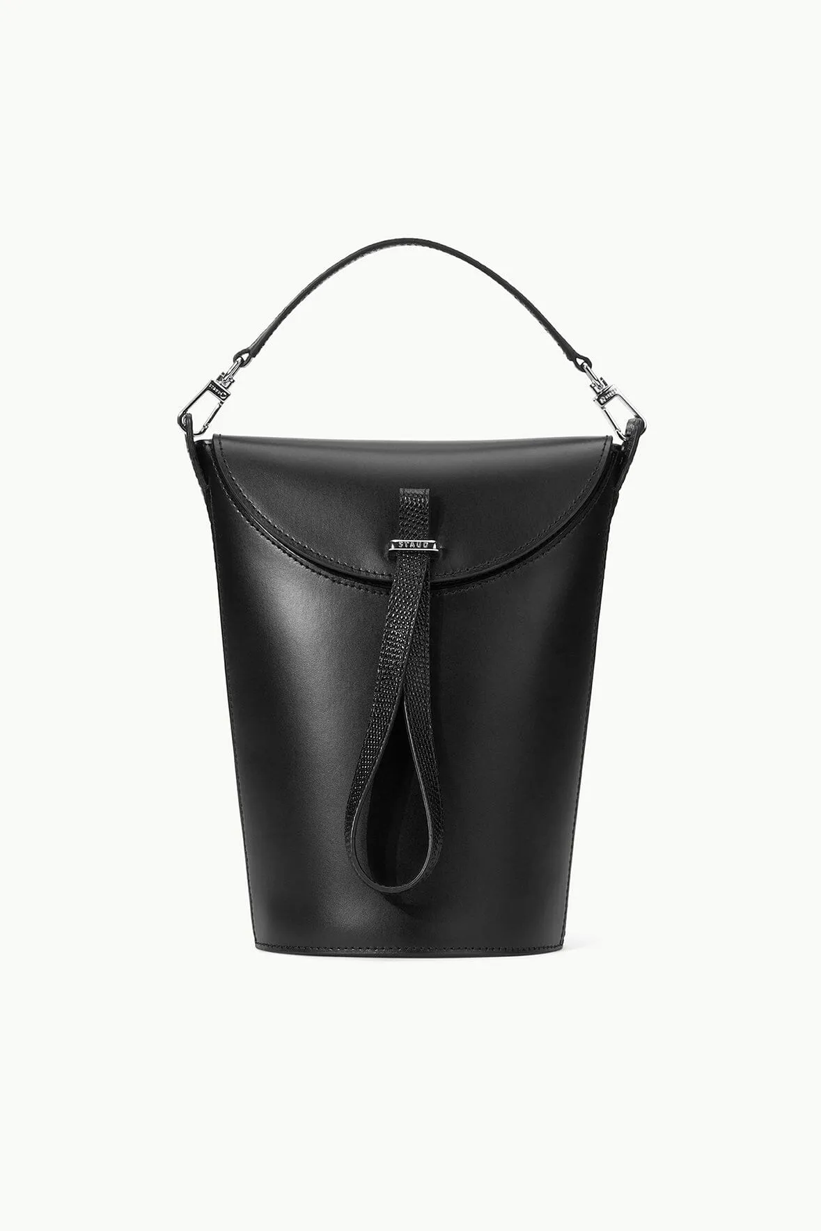 PHOEBE CONVERTIBLE BUCKET BAG | BLACK