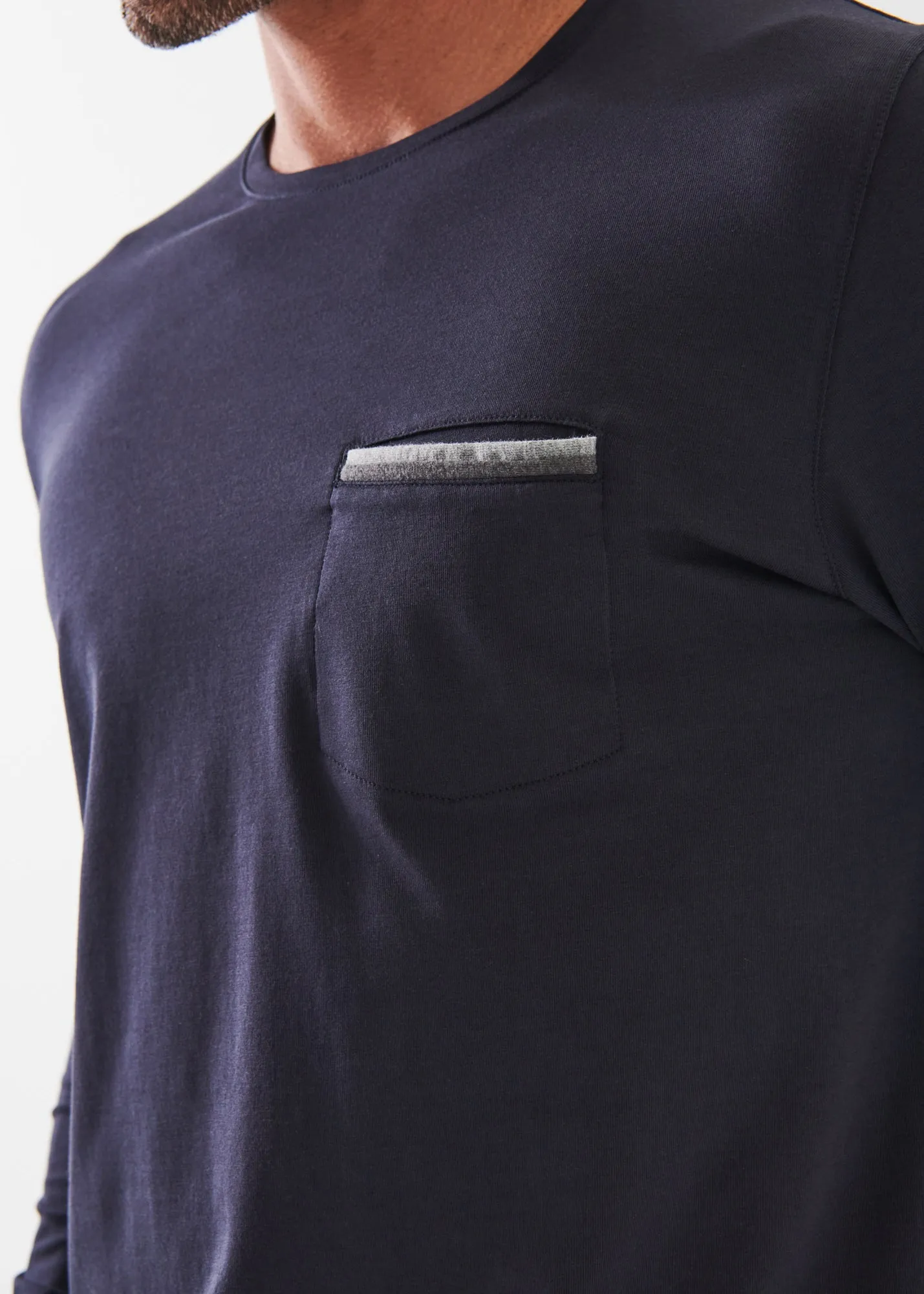 PIMA COTTON STRETCH POCKET T-SHIRT