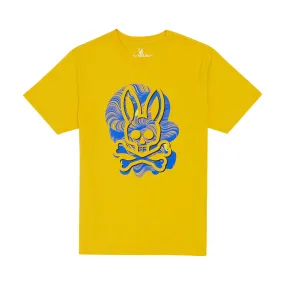 Psycho Bunny Mens Slaytor Graphic Tee - Desert Marigold