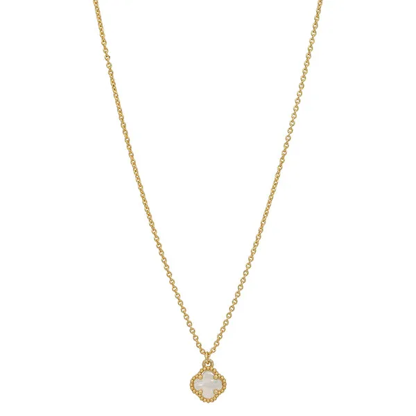 Reign Gold Mother of Pearl Necklace