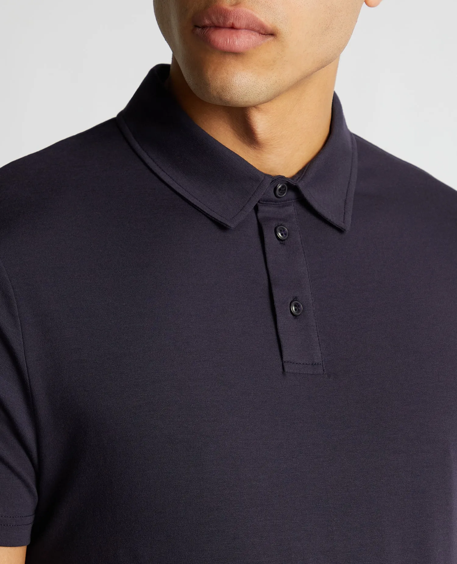 REMUS UOMO Relaxed Fit Polo Shirt/Navy - New SS24