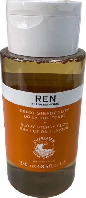 REN Clean Skincare Ready Steady Glow Daily AHA Tonic 250ml