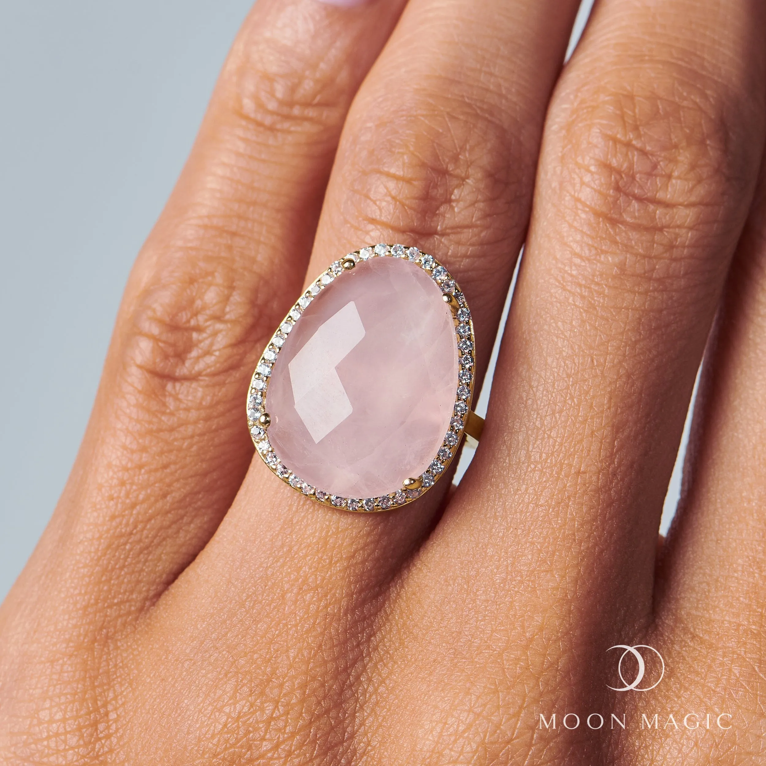 Rose Quartz Ring - Glamorous