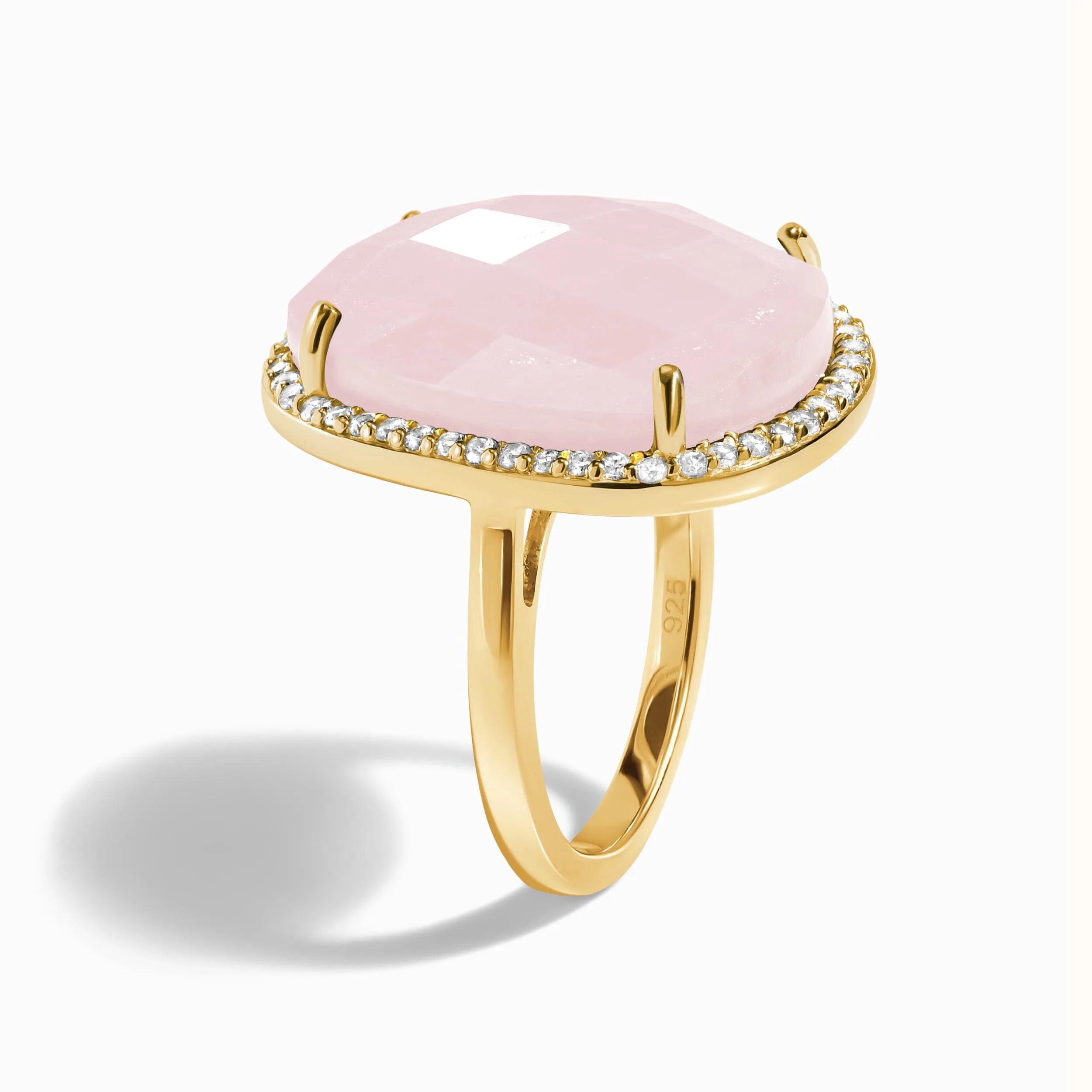 Rose Quartz Ring - Glamorous