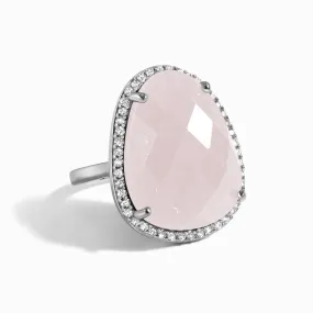 Rose Quartz Ring - Glamorous