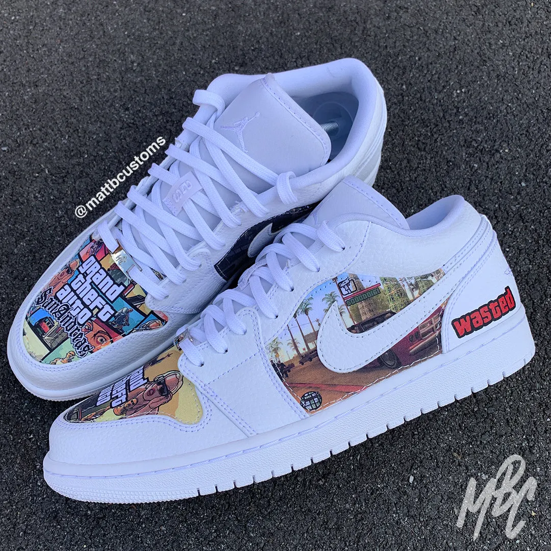 San Andreas Livin' - Jordan 1 Low Custom