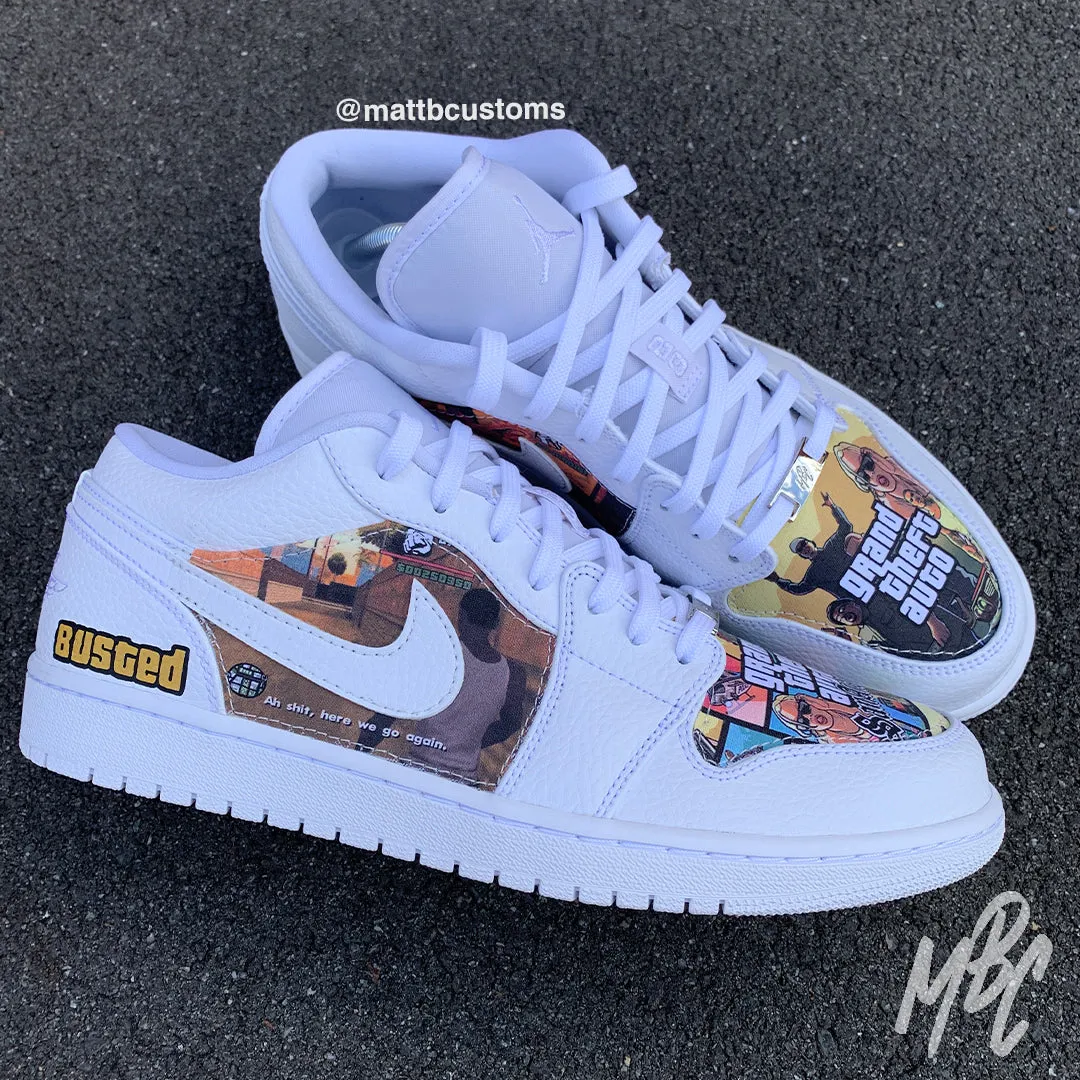 San Andreas Livin' - Jordan 1 Low Custom