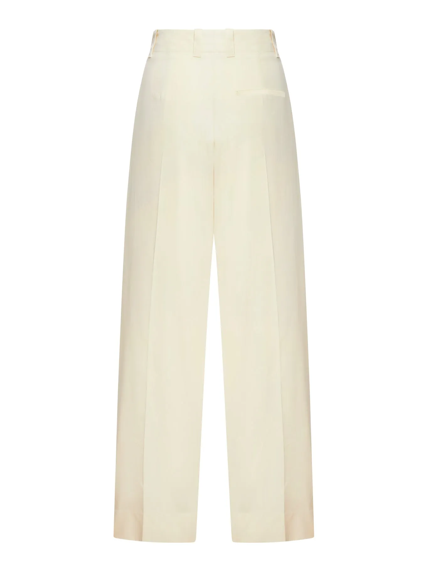 Silk and cotton trousers