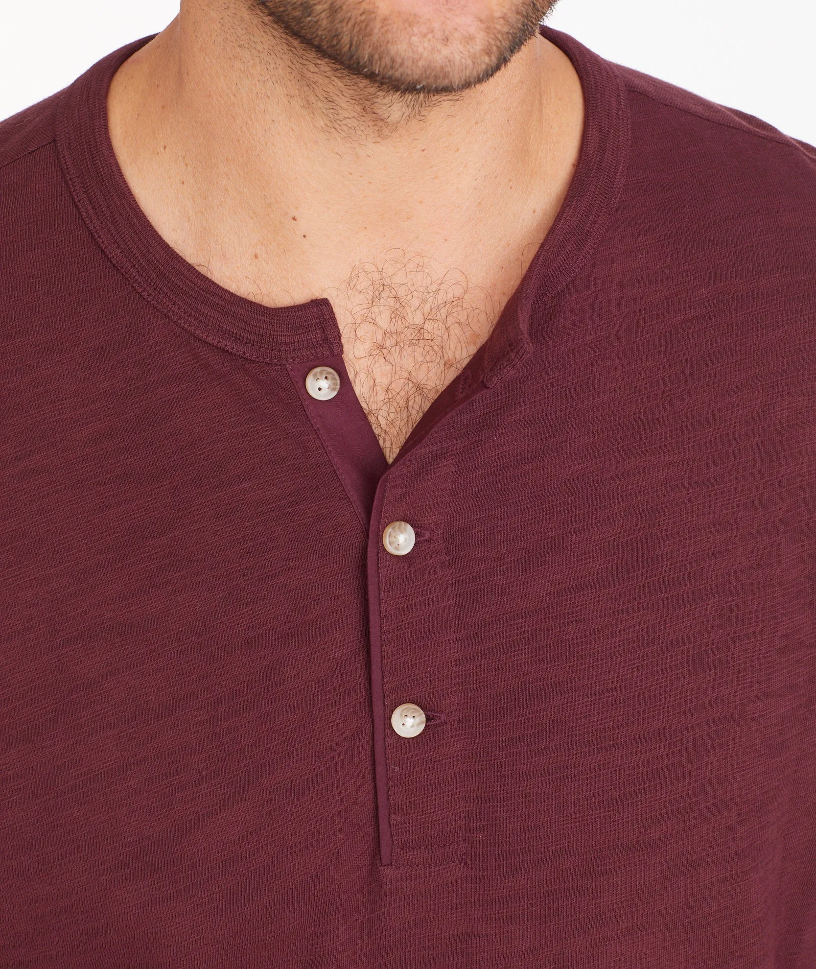 Slub Cotton Henley - FINAL SALE