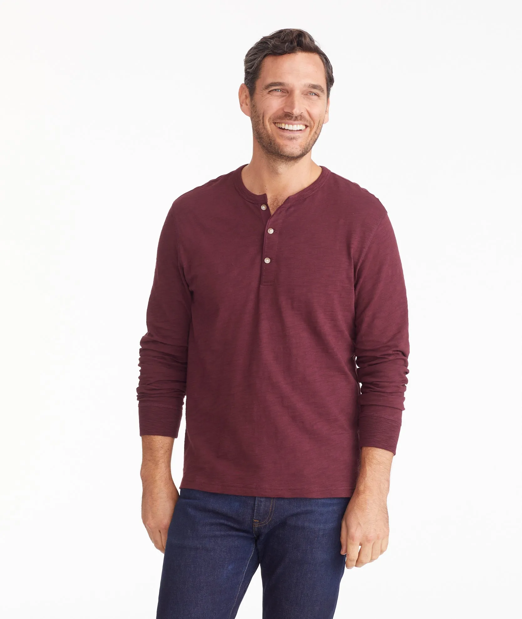 Slub Cotton Henley - FINAL SALE