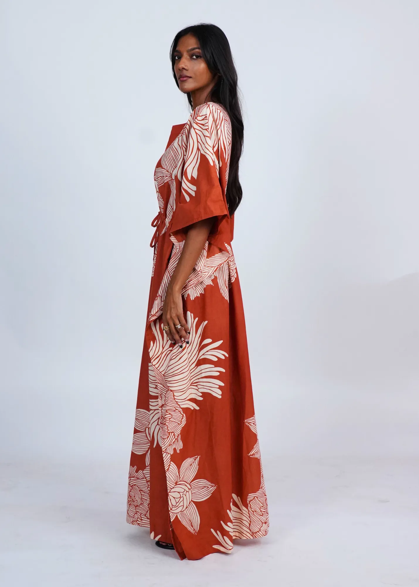 Surya Caftan - Terracotta Satori