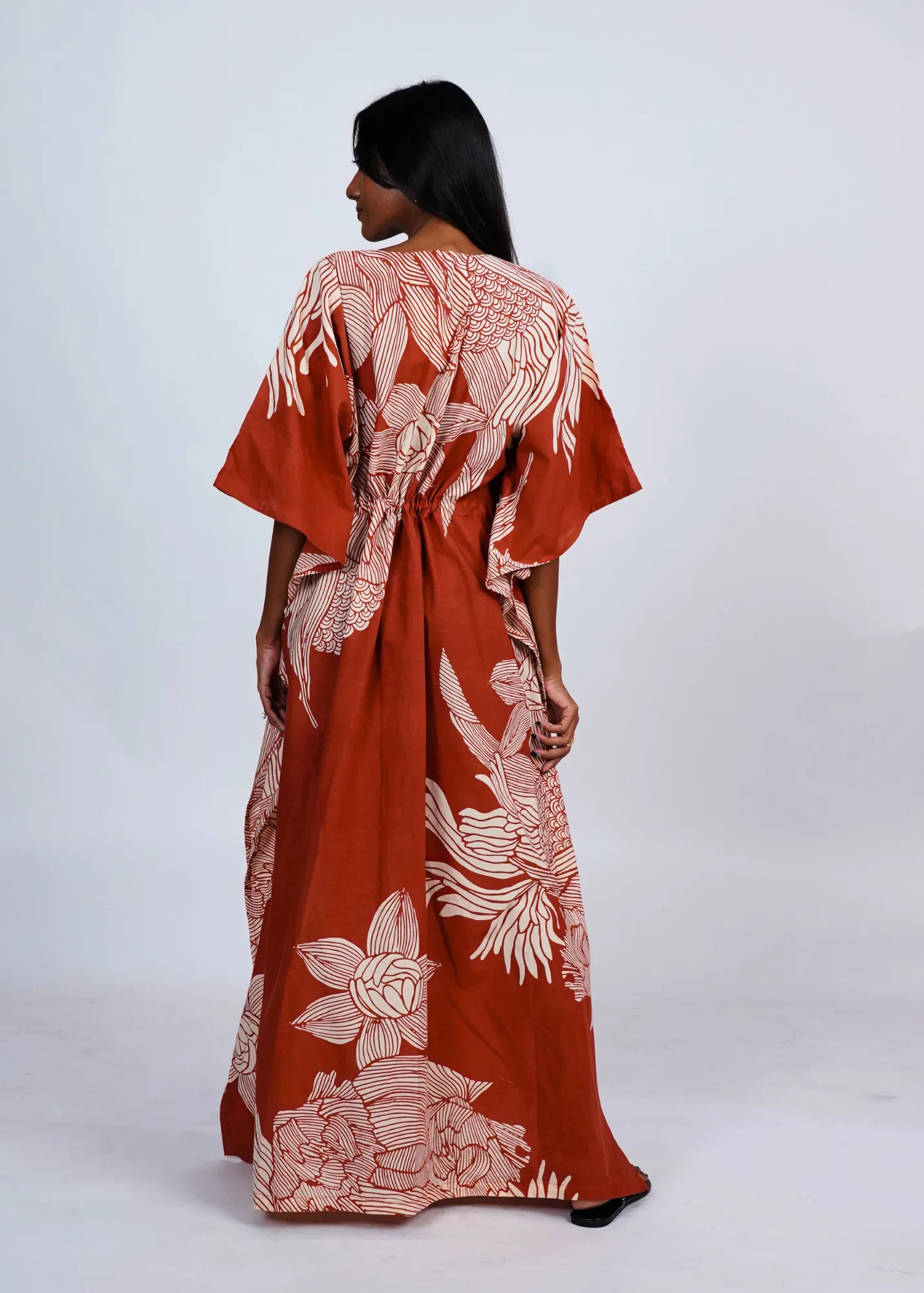 Surya Caftan - Terracotta Satori