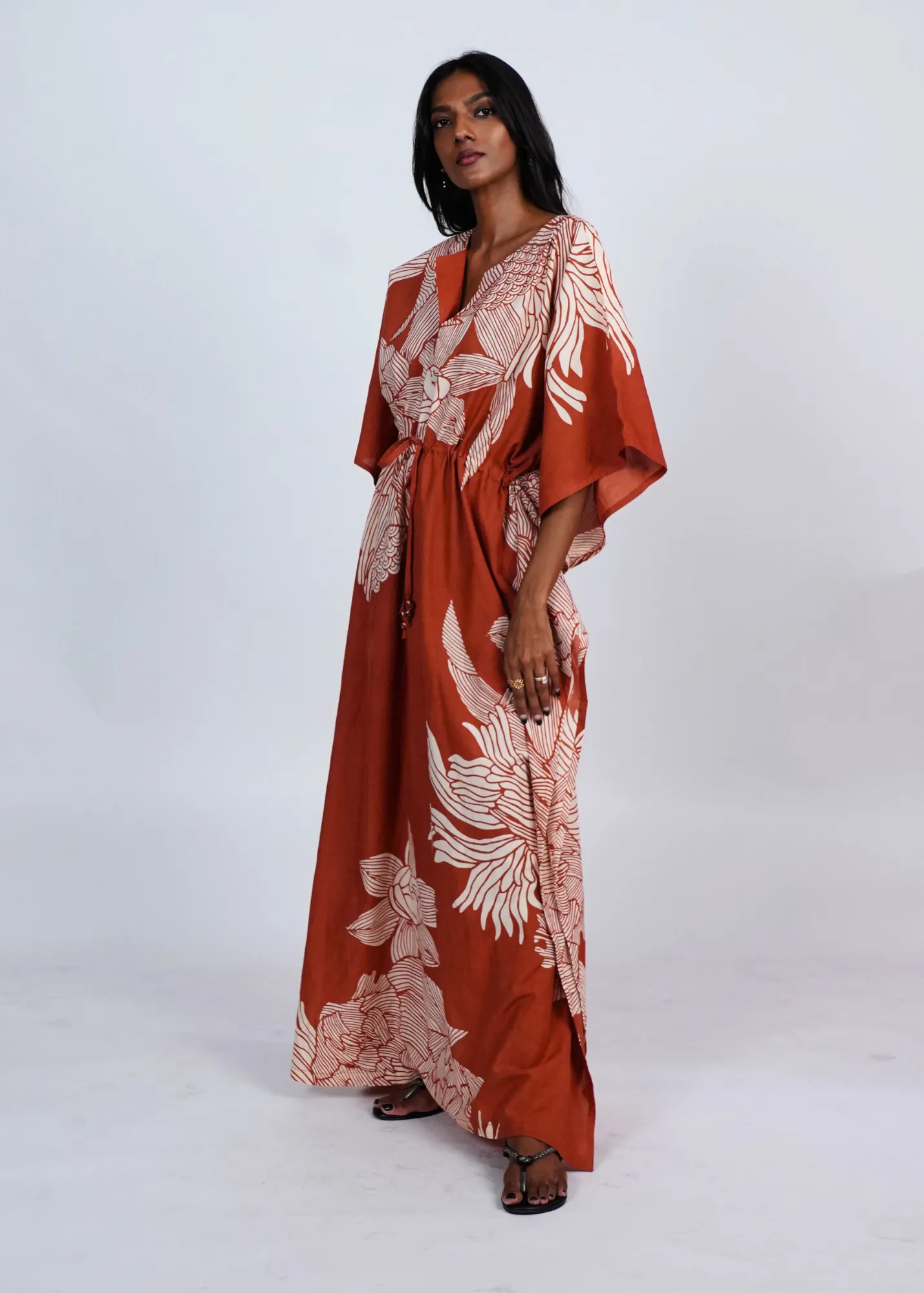 Surya Caftan - Terracotta Satori