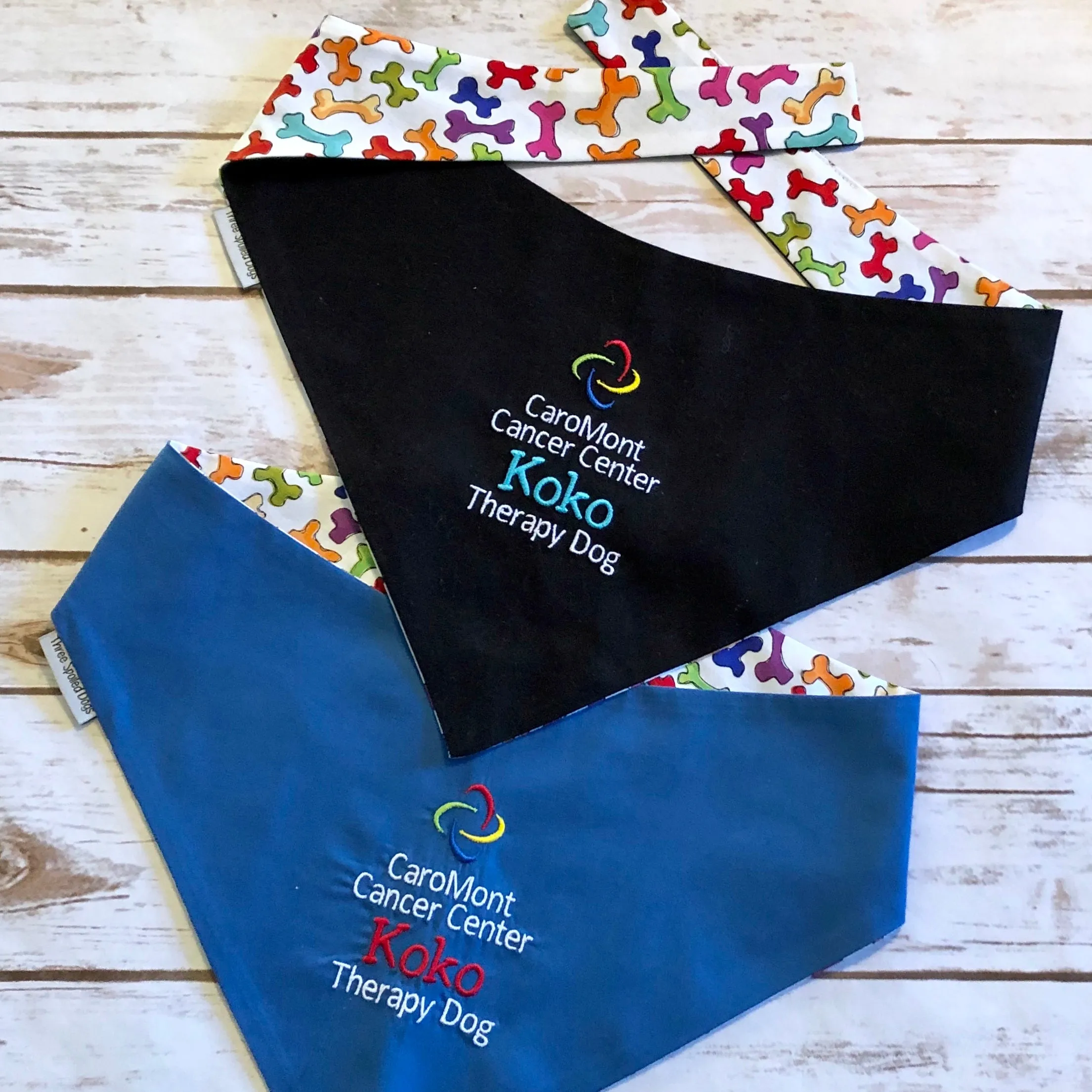 The Dogtor is In - Therapy Dog Bandana - Customize with Pets Name