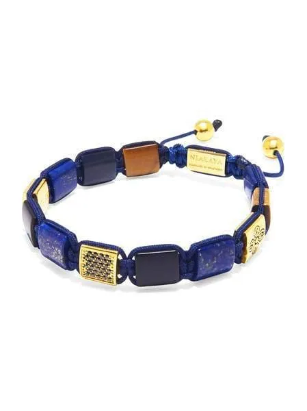 The Dorje Flatbead Collection - Blue Lapis, Matte Onyx, and Brown Tiger Eye