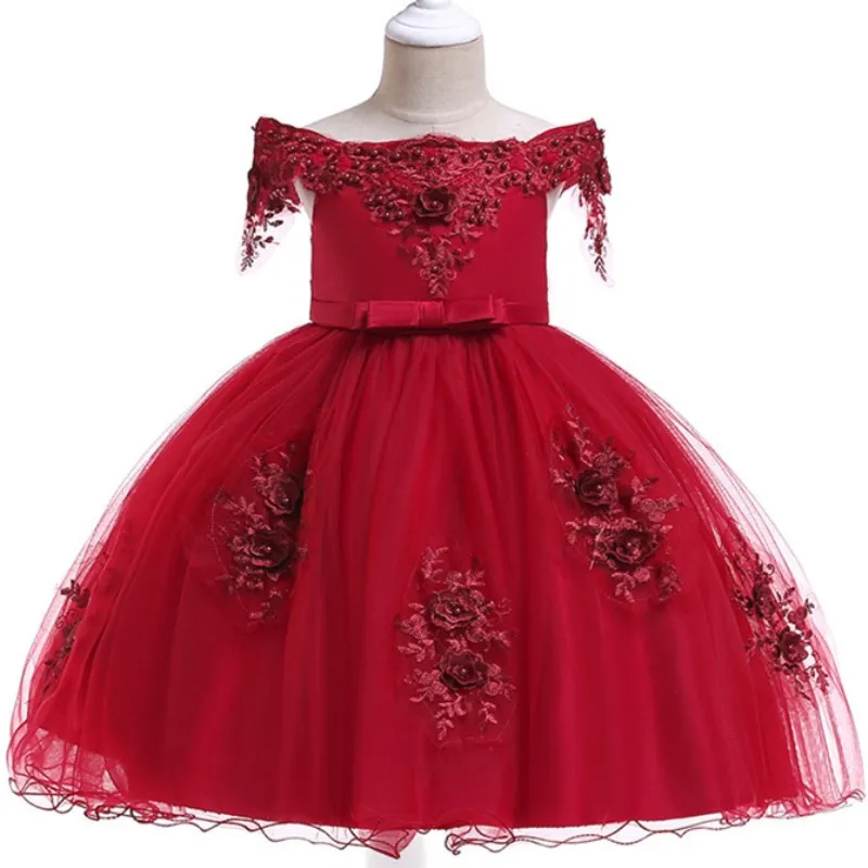 'Tis The Season Lace Applique Holiday Dress