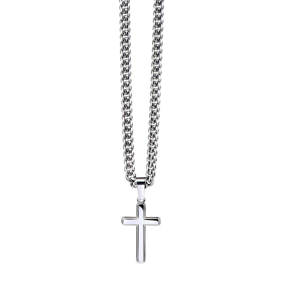 To My Dad Artisan Cross Necklace - I Know You 've Loved Me