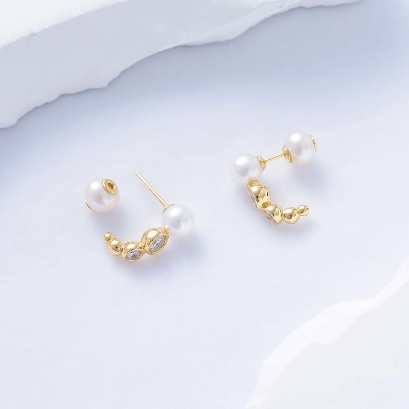 Top Grade Freshwater Pearl Earring WE00779| BUBBLE