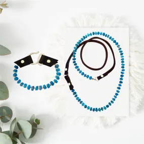 True Self Discovery: Apatite Jewelry Set Rustic Version