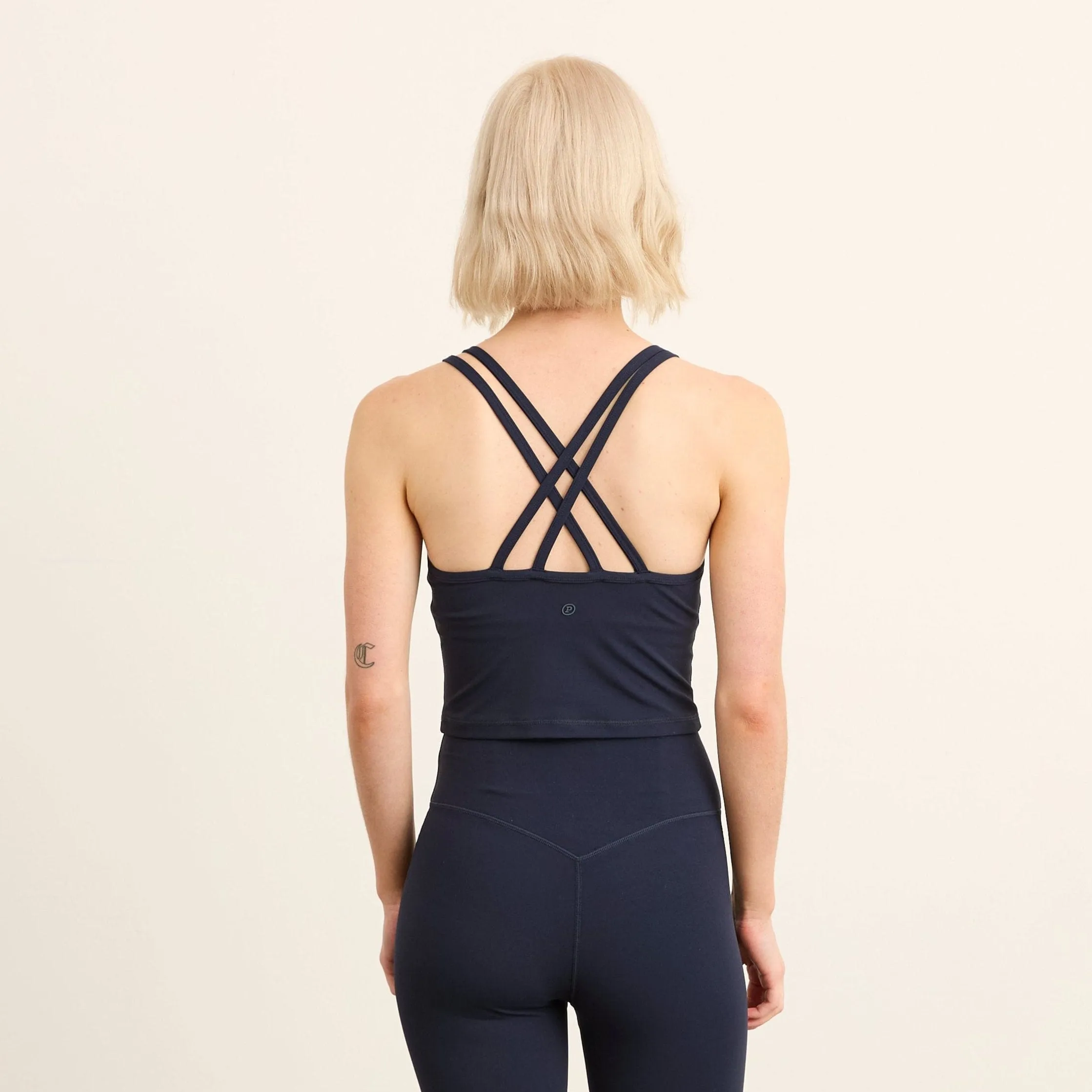 Women's BioFlex Cross-Back Crop Tank Top