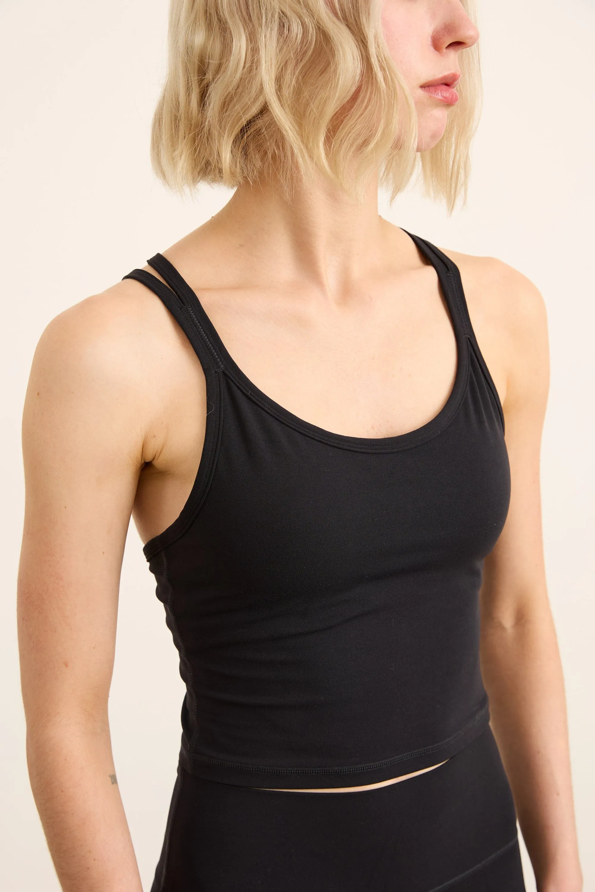 Women's BioFlex Cross-Back Crop Tank Top