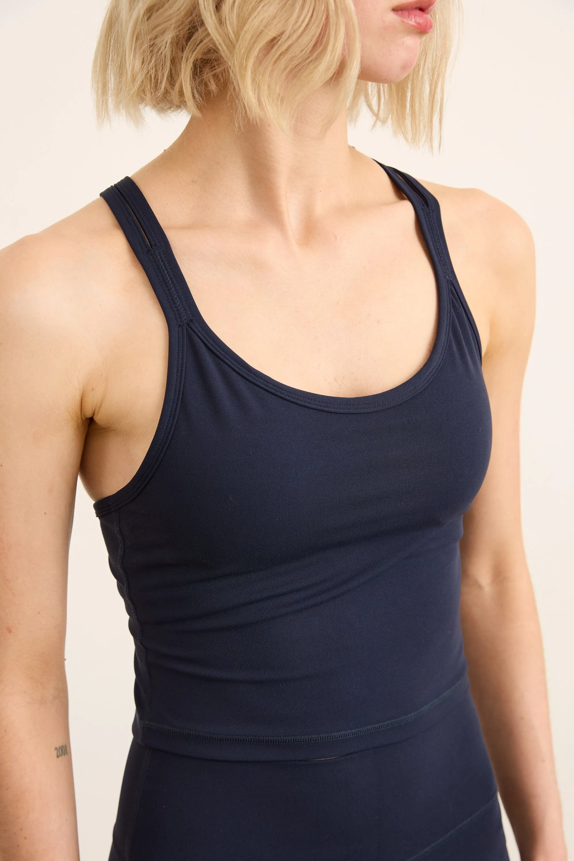 Women's BioFlex Cross-Back Crop Tank Top