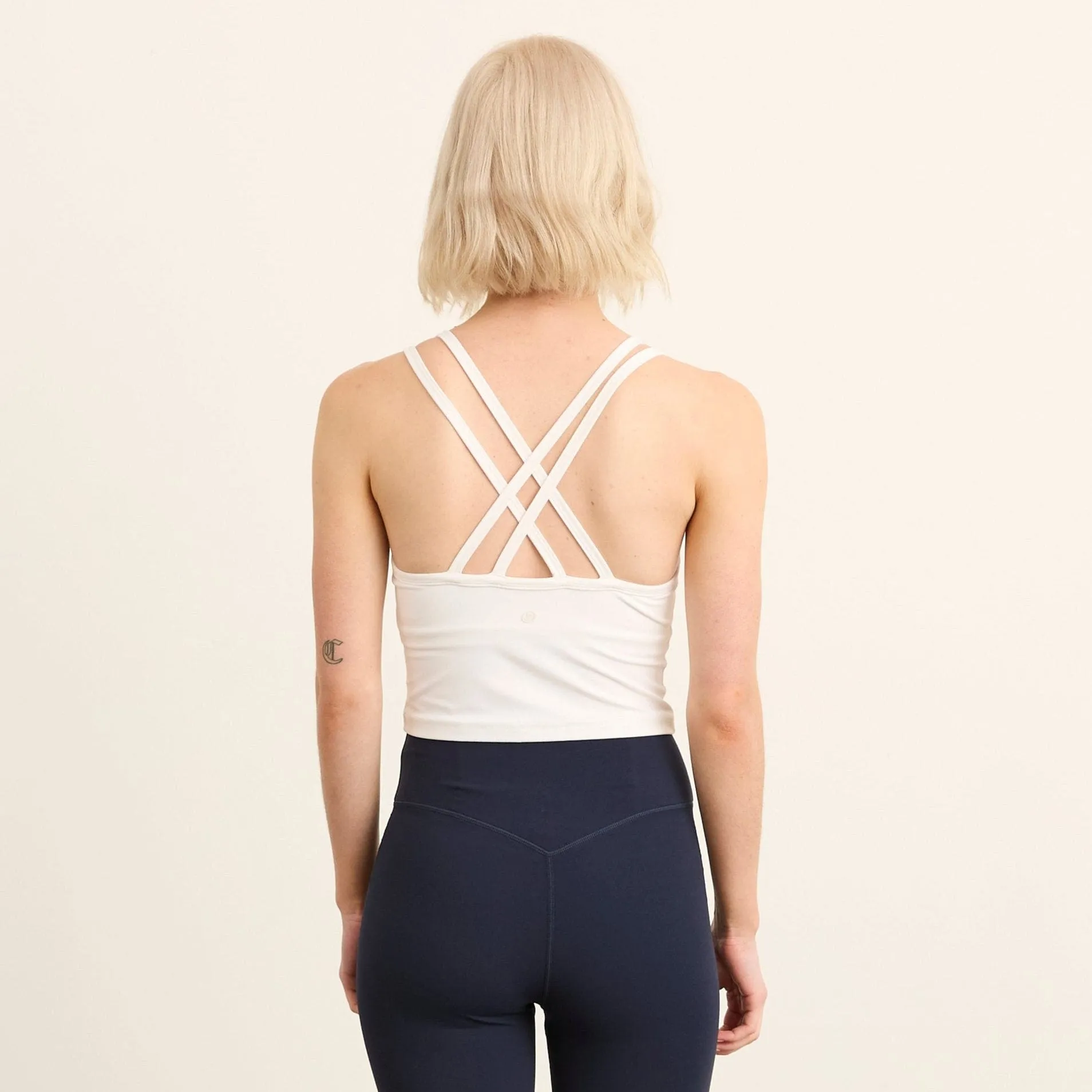 Women's BioFlex Cross-Back Crop Tank Top